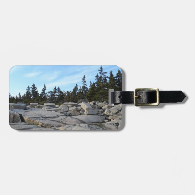 Etiqueta Para Maletas Parque nacional Acadia, Maine (Frente Horizontal)