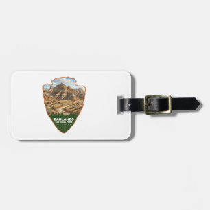Etiqueta Para Maletas Parque Nacional Badlands Arrowhead