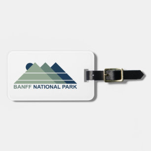 Etiqueta Para Maletas Parque nacional Banff Mountain Sun