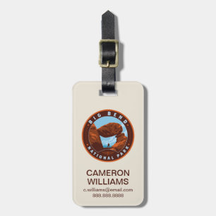 Etiqueta Para Maletas Parque nacional Big Bend