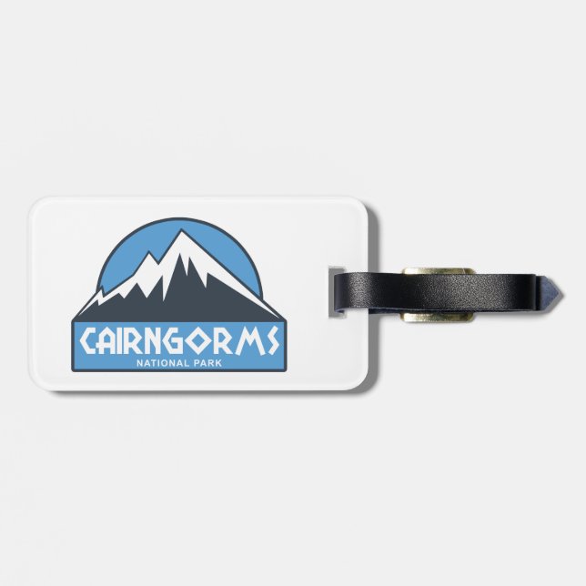 Etiqueta Para Maletas Parque nacional Cairngorms (Atrás Horizontal)