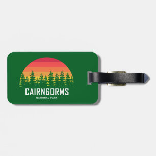 Etiqueta Para Maletas Parque Nacional Cairngorms Escocia