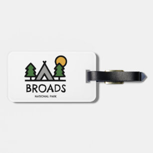 Etiqueta Para Maletas Parque nacional de Broads