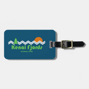 Etiqueta Para Maletas Parque nacional de fiordos de Kenia