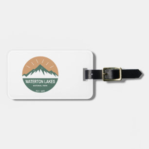 Etiqueta Para Maletas Parque nacional de los Lagos de Waterton