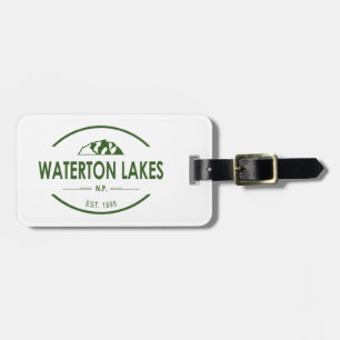 Etiqueta Para Maletas Parque nacional de los Lagos de Waterton