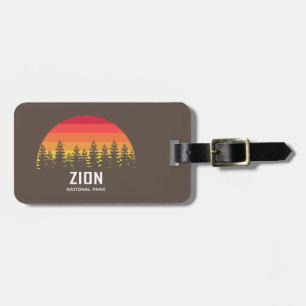 Etiqueta Para Maletas Parque nacional de Zion