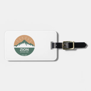 Etiqueta Para Maletas Parque nacional de Zion