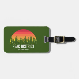 Etiqueta Para Maletas Parque nacional del distrito de Peak