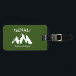 Etiqueta Para Maletas Parque nacional Denali<br><div class="desc">Denali se encuentra a los pies de la cordillera de Alaska y es la montaña más alta de América del Norte.</div>
