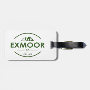 Etiqueta Para Maletas Parque nacional Exmoor