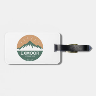 Etiqueta Para Maletas Parque nacional Exmoor