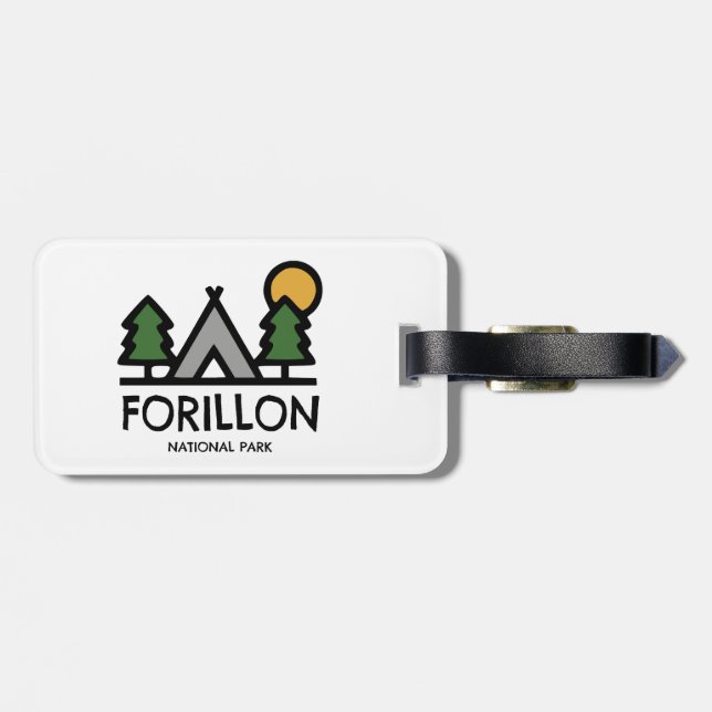 Etiqueta Para Maletas Parque nacional Forillon (Atrás Horizontal)