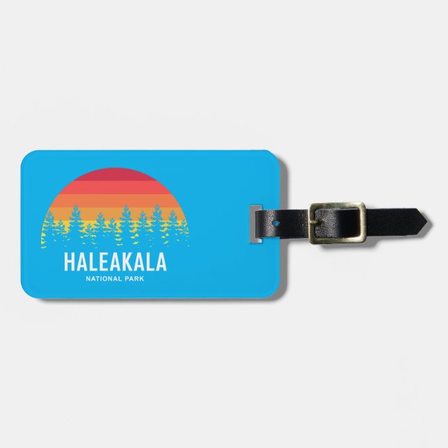 Etiqueta Para Maletas Parque nacional Haleakala (Frente Horizontal)
