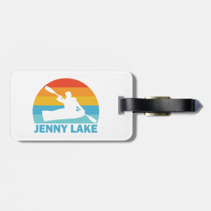 Etiqueta Para Maletas Parque nacional Jenny Lake Grand Teton Kayak