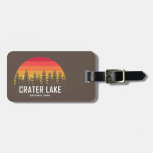 Etiqueta Para Maletas Parque nacional Lago Crater