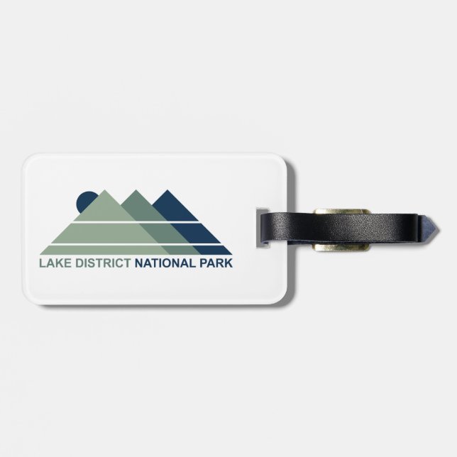 Etiqueta Para Maletas Parque nacional Lake District (Atrás Horizontal)