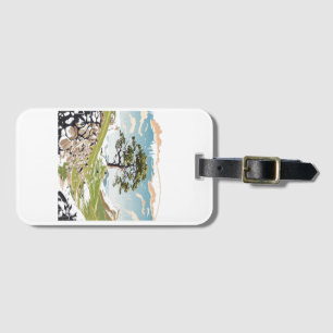 Etiqueta Para Maletas Parque nacional Northumberland Sycamore Gap Tree