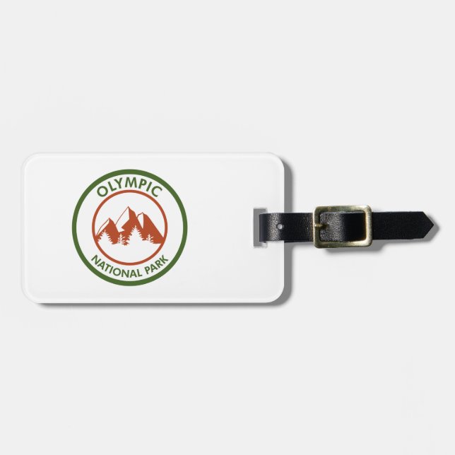 Etiqueta Para Maletas Parque Nacional Olímpico (Frente Horizontal)