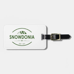 Etiqueta Para Maletas Parque nacional Snowdonia