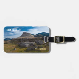 Etiqueta Para Maletas Parque nacional Soda Butte Cone Yellowstone
