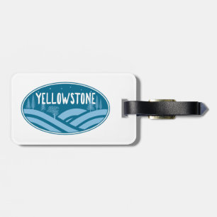 Etiqueta Para Maletas Parque nacional Yellowstone Wyoming Montana Al Air