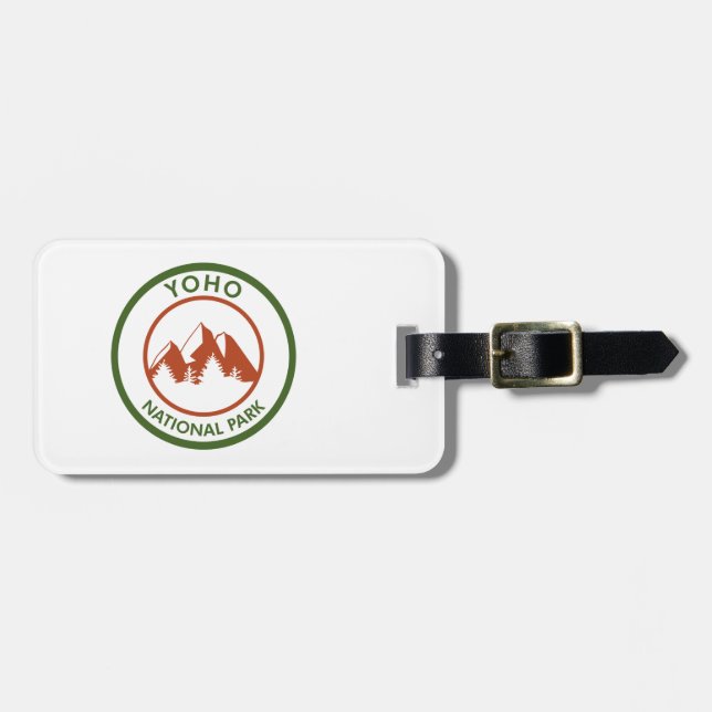 Etiqueta Para Maletas Parque nacional Yoho (Frente Horizontal)