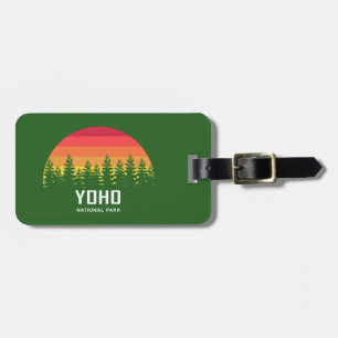 Etiqueta Para Maletas Parque nacional Yoho