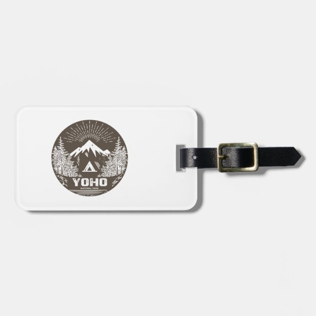 Etiqueta Para Maletas Parque nacional Yoho (Frente Horizontal)