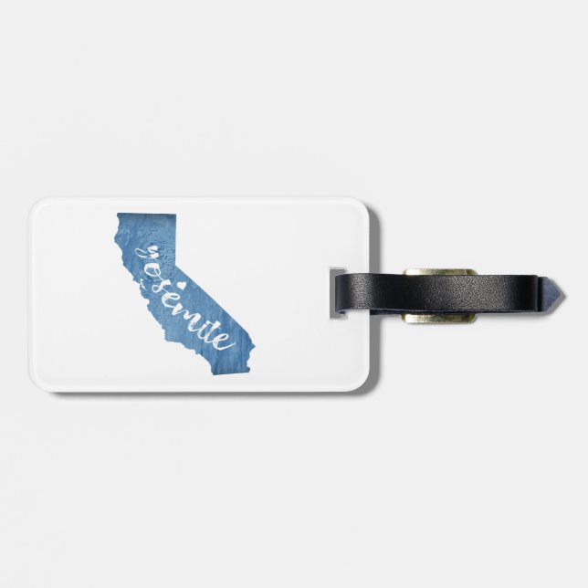 Etiqueta Para Maletas Parque nacional Yosemite Grain California (Atrás Horizontal)