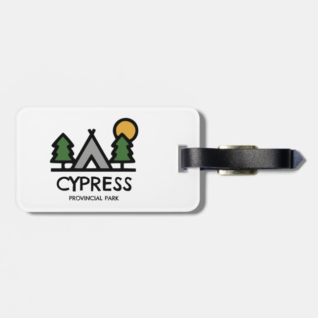 Etiqueta Para Maletas Parque Provincial Cypress (Atrás Horizontal)