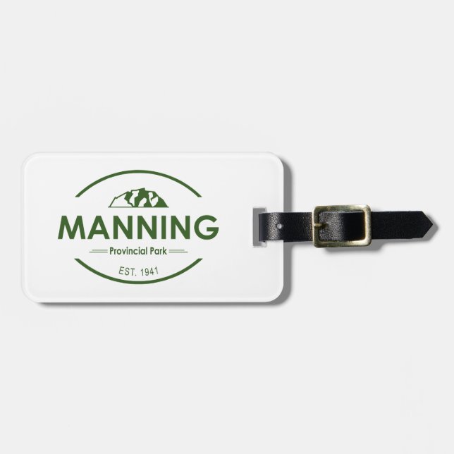 Etiqueta Para Maletas Parque provincial de Manning (Frente Horizontal)