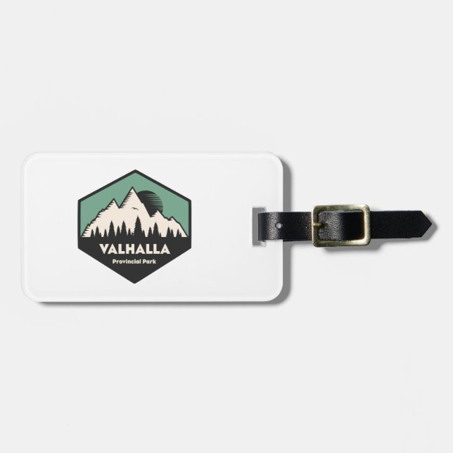 Etiqueta Para Maletas Parque provincial de Valhalla (Frente Horizontal)