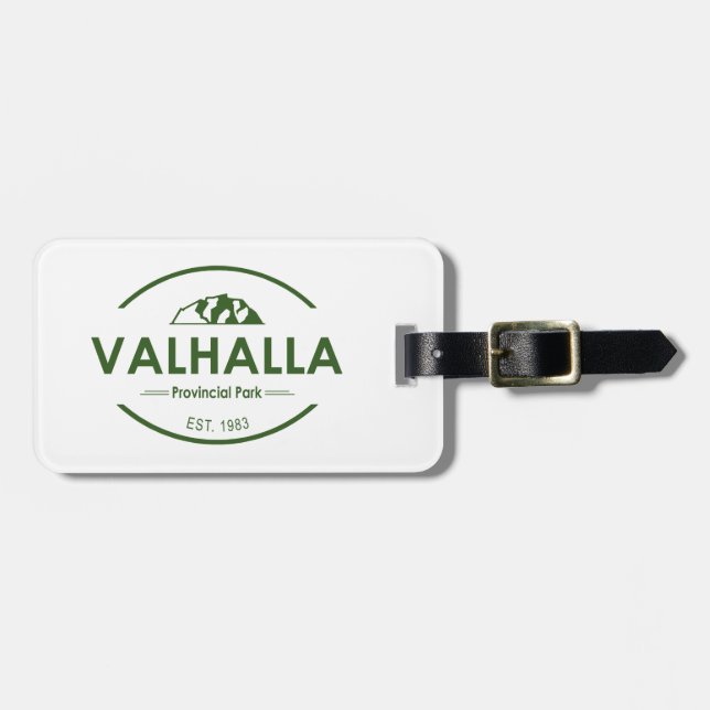 Etiqueta Para Maletas Parque provincial de Valhalla (Frente Horizontal)