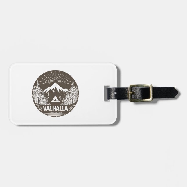 Etiqueta Para Maletas Parque provincial de Valhalla (Frente Horizontal)