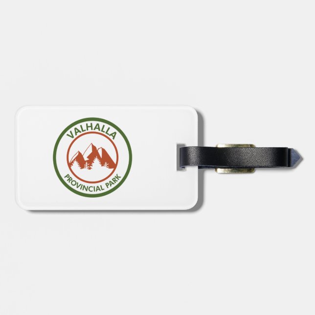 Etiqueta Para Maletas Parque provincial de Valhalla (Atrás Horizontal)