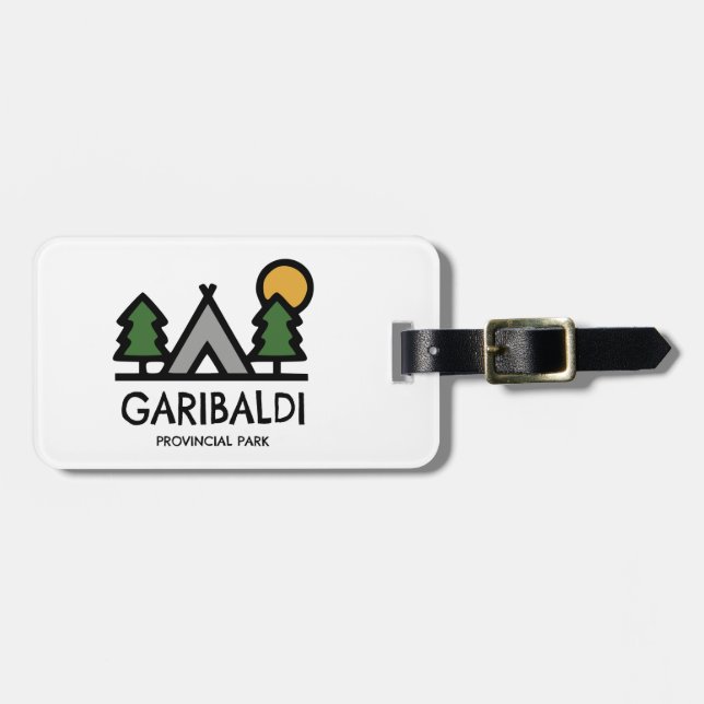 Etiqueta Para Maletas Parque Provincial Garibaldi (Frente Horizontal)