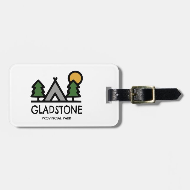 Etiqueta Para Maletas Parque Provincial Gladstone (Frente Horizontal)