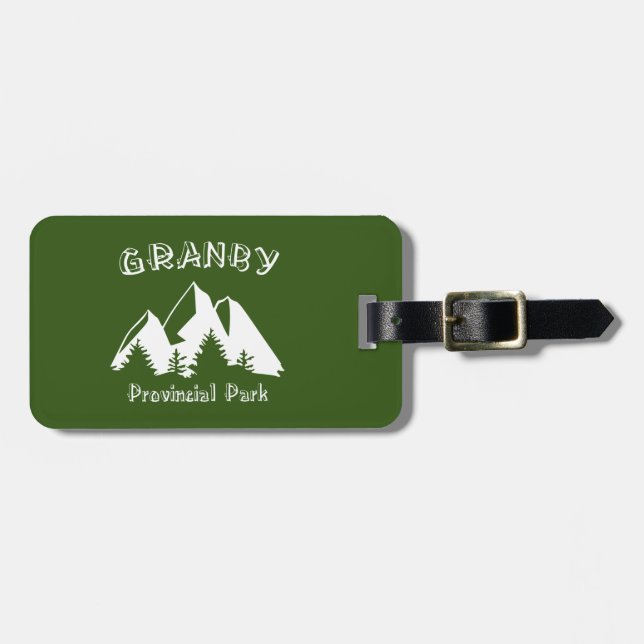 Etiqueta Para Maletas Parque Provincial Granby (Frente Horizontal)