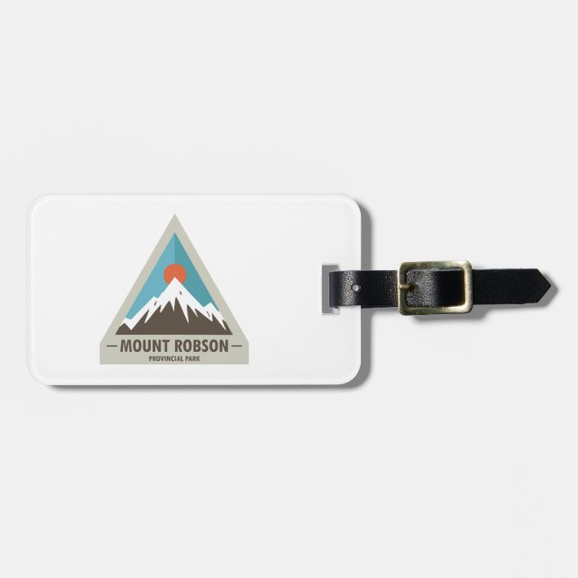Etiqueta Para Maletas Parque Provincial Mount Robson (Frente Horizontal)