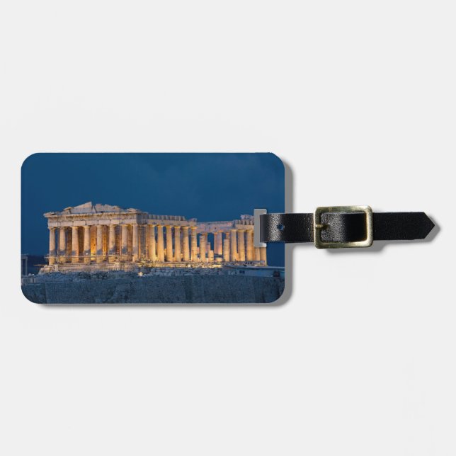 Etiqueta Para Maletas Parthenon (Frente Horizontal)