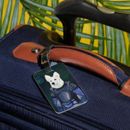 Etiqueta Para Maletas Pastor alemán