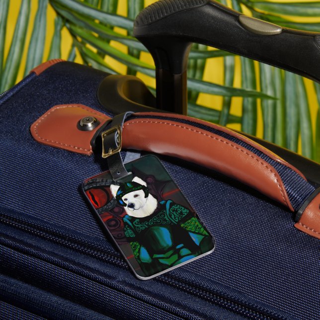 Etiqueta Para Maletas Pastor alemán (Anverso In situ 1)