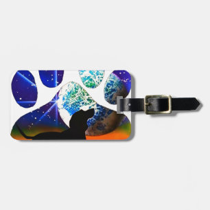 Etiqueta Para Maletas Pata del Dachshund