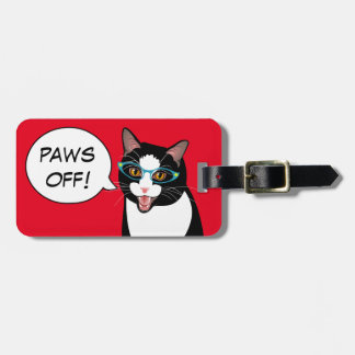 Etiqueta Para Maletas ¡PATAS APAGADO! Viaje descarado BlissAndKittens