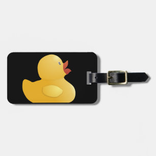 Etiqueta Para Maletas Pato de goma amarillo