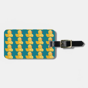 Etiqueta Para Maletas Pato de goma amarillo