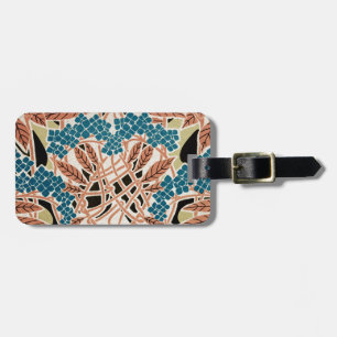Etiqueta Para Maletas Patrón Art Nouveau #12