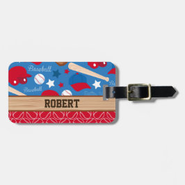 Etiqueta Para Maletas Patrón de diversión del ventilador del nombre del 