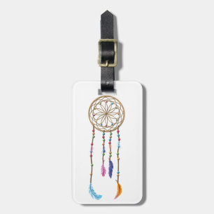 Etiqueta Para Maletas Patrón de Dreamcatcher
